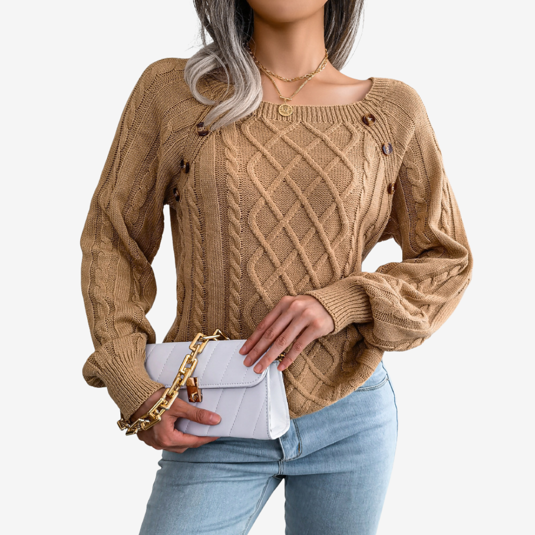 Meli™ Button Detail Sweater