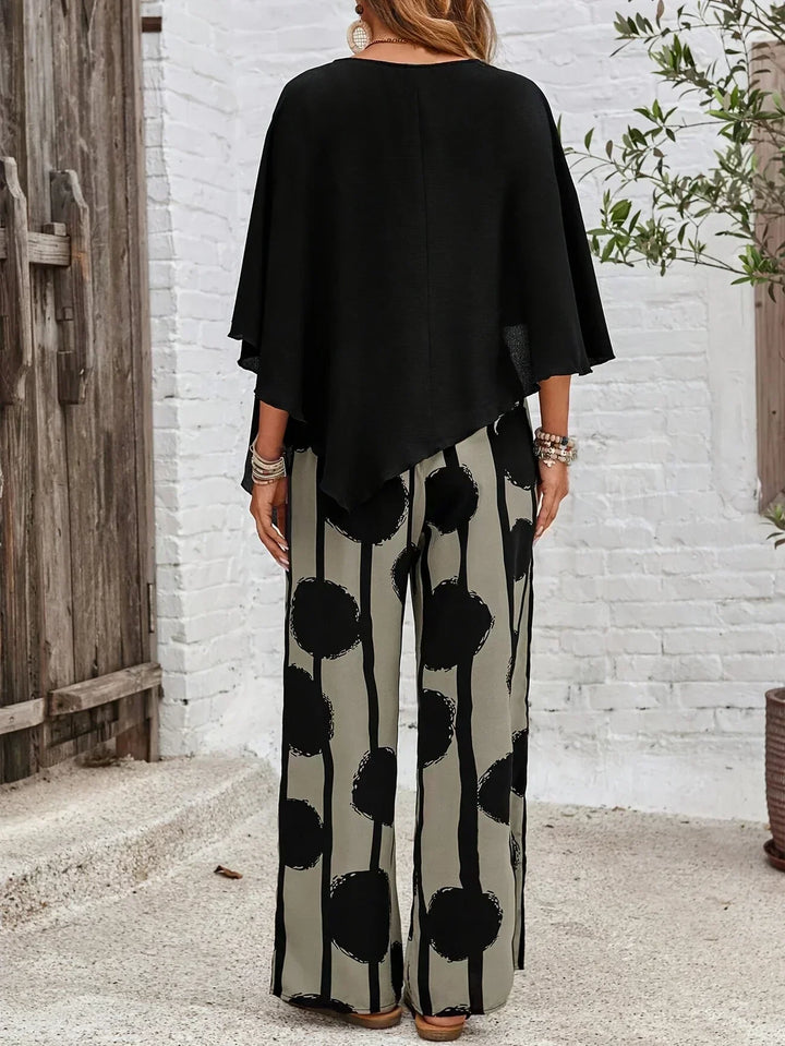 Kalliope -  Comfortable Elastic Waist 2-Piece Set