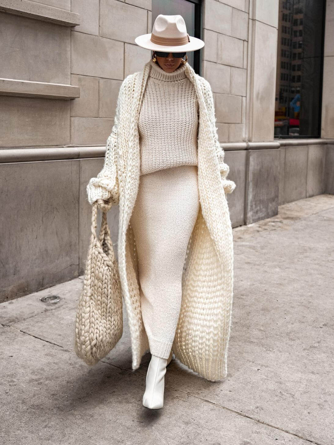 Ivory™| Knit Coat