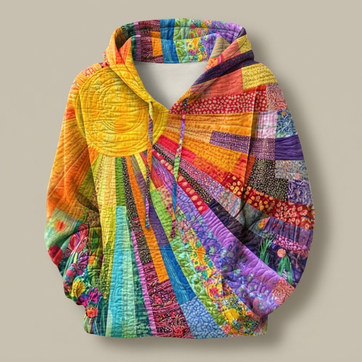 Amanda | Wildflower Quilted Hoodie