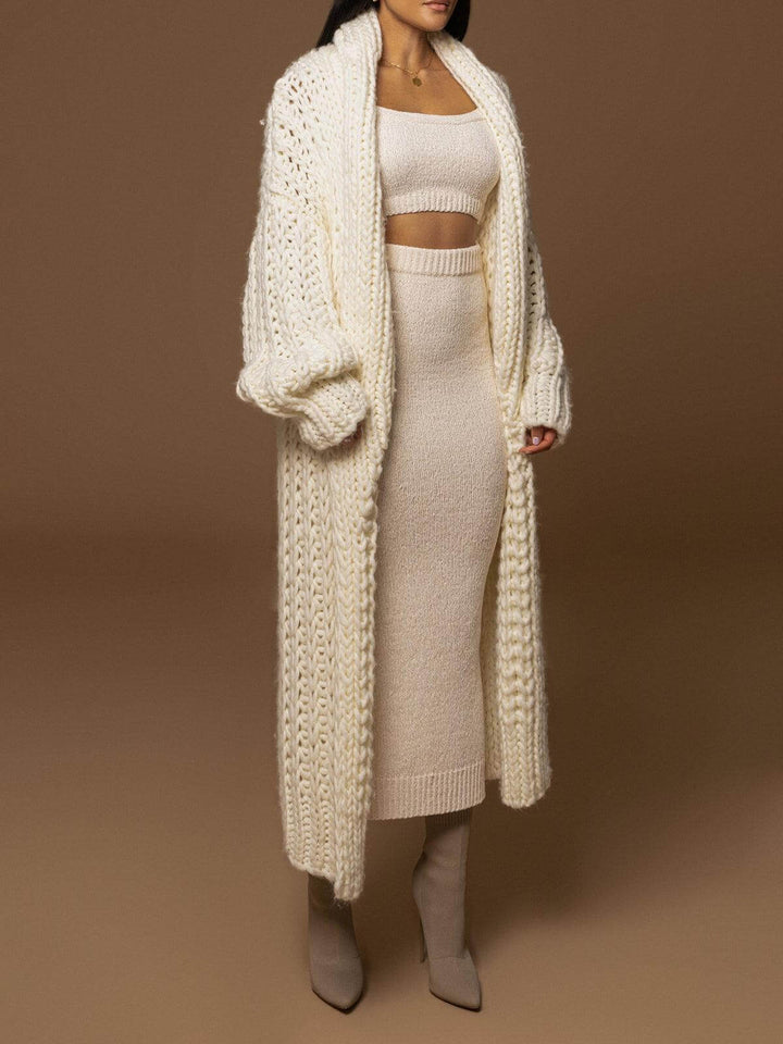 Ivory™| Knit Coat