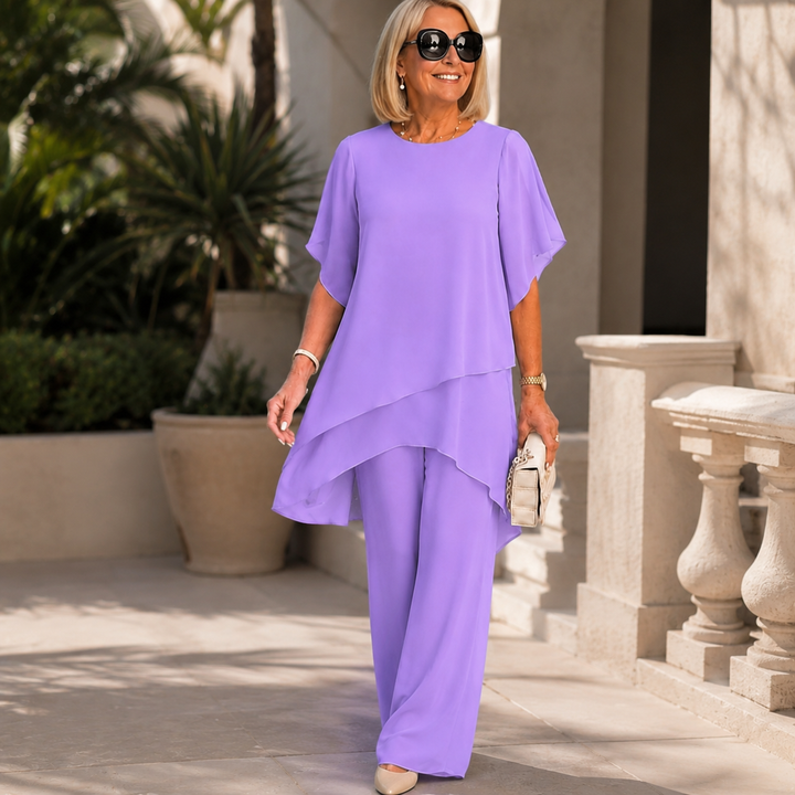 Beverly™ - Elegant Asymmetrical Two Piece Set