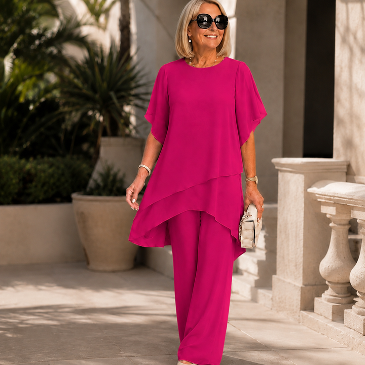 Beverly™ - Elegant Asymmetrical Two Piece Set