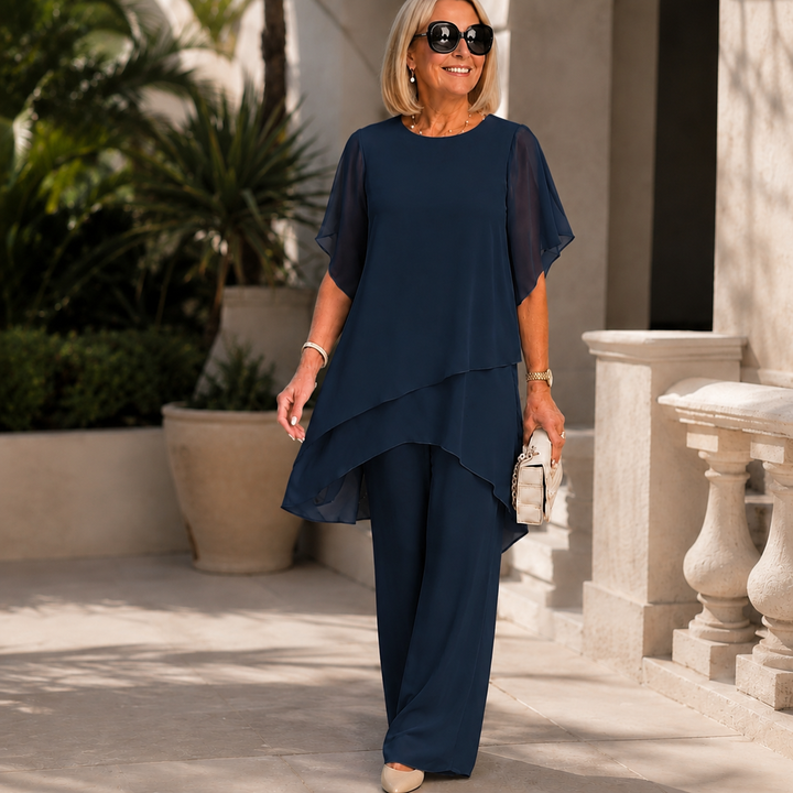 Beverly™ - Elegant Asymmetrical Two Piece Set