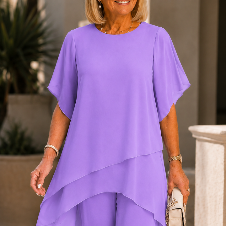 Beverly™ - Elegant Asymmetrical Two Piece Set