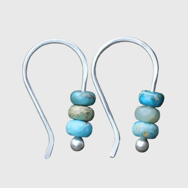Turquoise Pearl Earrings