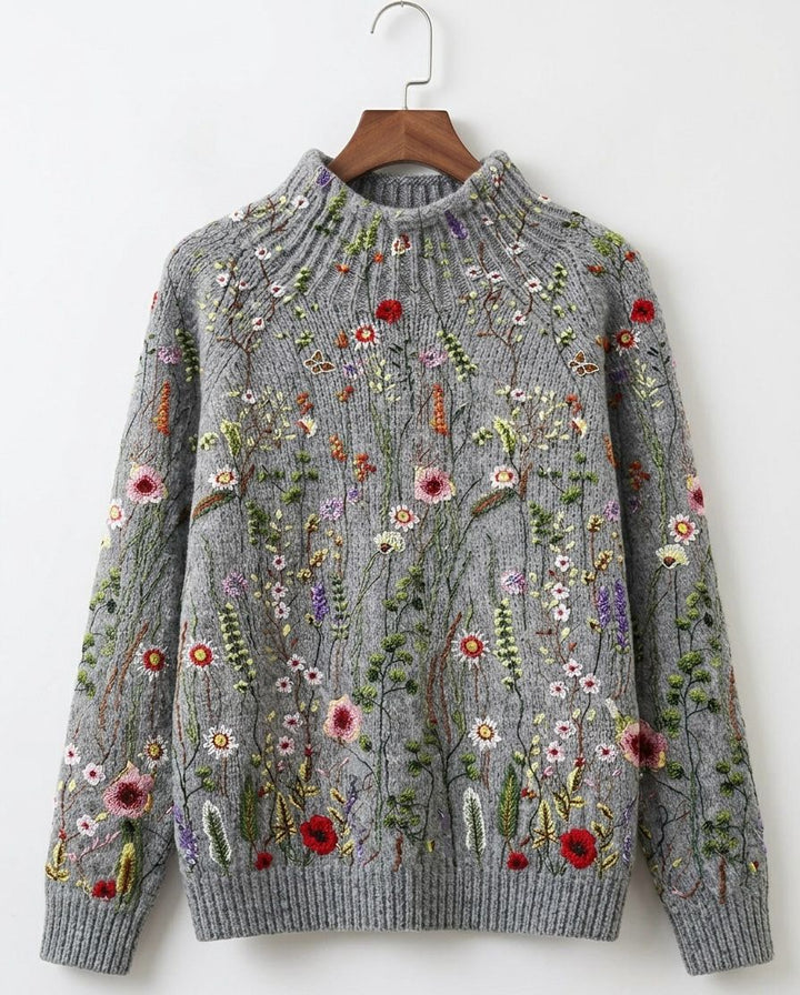 Rosamund | Floral Knit Jumper