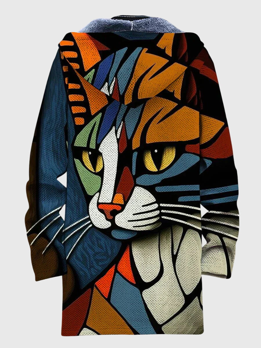 Anna - Jacket with Artistic Print