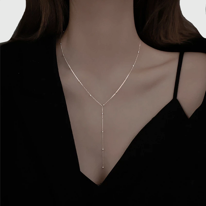 Collarbone Necklace with Tassels